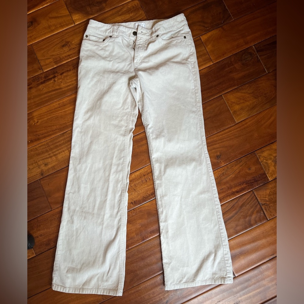 Ann Taylor Loft low-waisted boot-cut corduroy pants